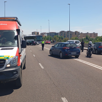 Colisión en el Puente de la Universidad: hay varios heridos
