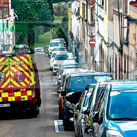 Un enjambre de abejas invade una vivienda en Badajoz