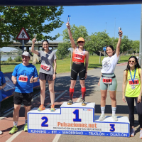 286 médicos y pacientes unidos por el deporte en la carrera popular del Colegio de Médicos de Badajoz