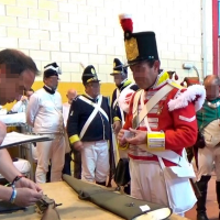 La Guardia Civil inspecciona el uso de armas en la Batalla de La Albuera
