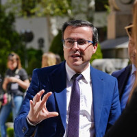 Miguel Ángel Gallardo inicia su salida de la Diputación de Badajoz