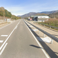 Corte de tráfico en la N-110 a su paso por Extremadura por una voladura