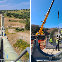 Una instalación pionera en España garantizará el riego de la margen derecha del río Alagón