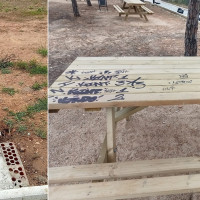 Imágenes que duelen en Guadajira: el vandalismo arruina el nuevo parque