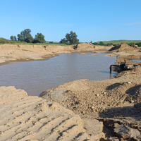 La Junta se ve obligada a paralizar una gigantesca gravera por el impacto ambiental