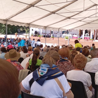 Fieles extremeños y portugueses celebran el 80 aniversario de las apariciones de la Virgen en La Codosera