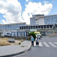 Colisión en Plasencia: trasladado hasta el Hospital Virgen del Puerto