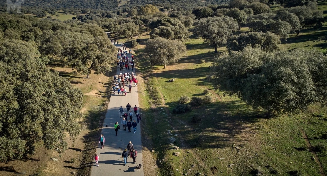Ruta senderista reivindicativa contra la mina de Cañaveral: los pueblos afectados se levantan