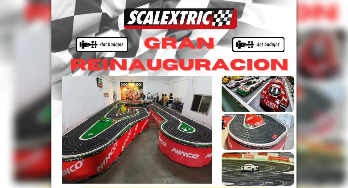 Coches, pistas y carreras: El Club Slot Badajoz abre las puertas de su nueva sede