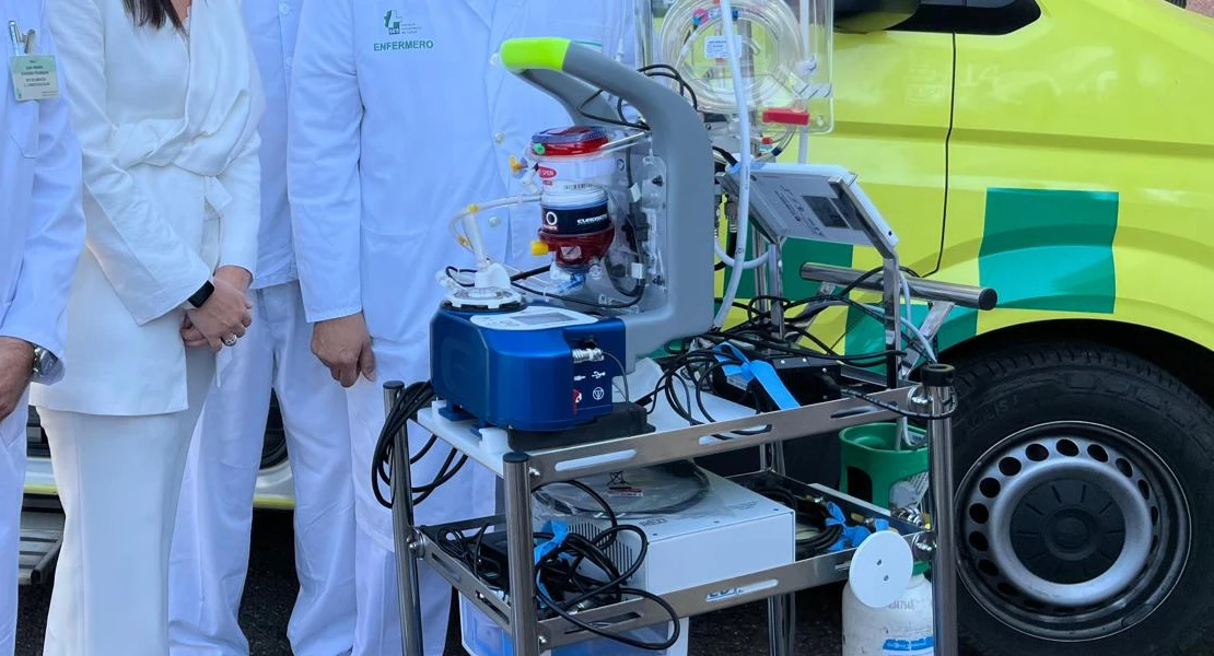 Cumple un año salvando vidas en Extremadura el servicio ECMO Móvil
