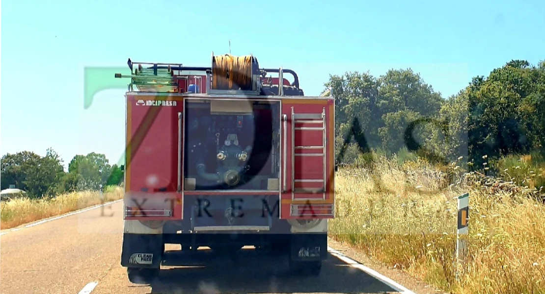 Un incendio en una explotación agraria moviliza a los bomberos
