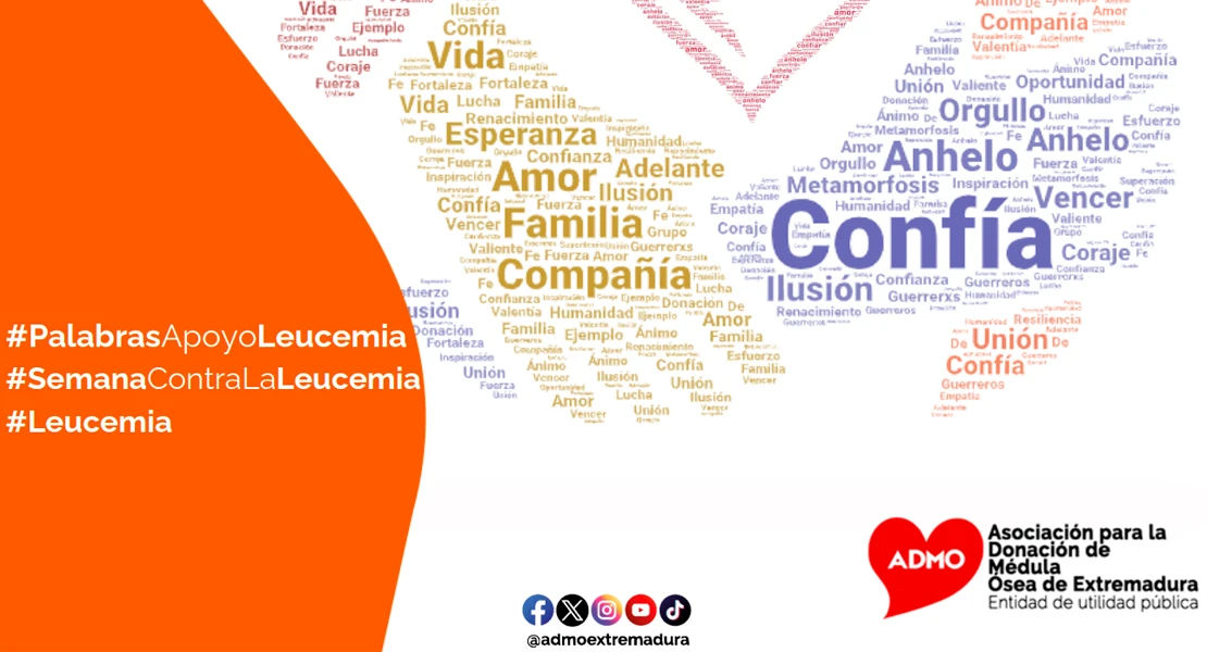 ADMO organiza actividades por la Semana europea contra la Leucemia en Extremadura