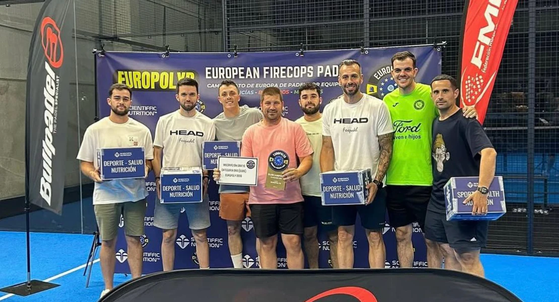 El equipo pacense gana el subcameonato de europa de pádel de
