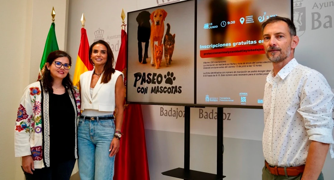 'Paseo con Mascotas': Badajoz caminará por la adopción este domingo