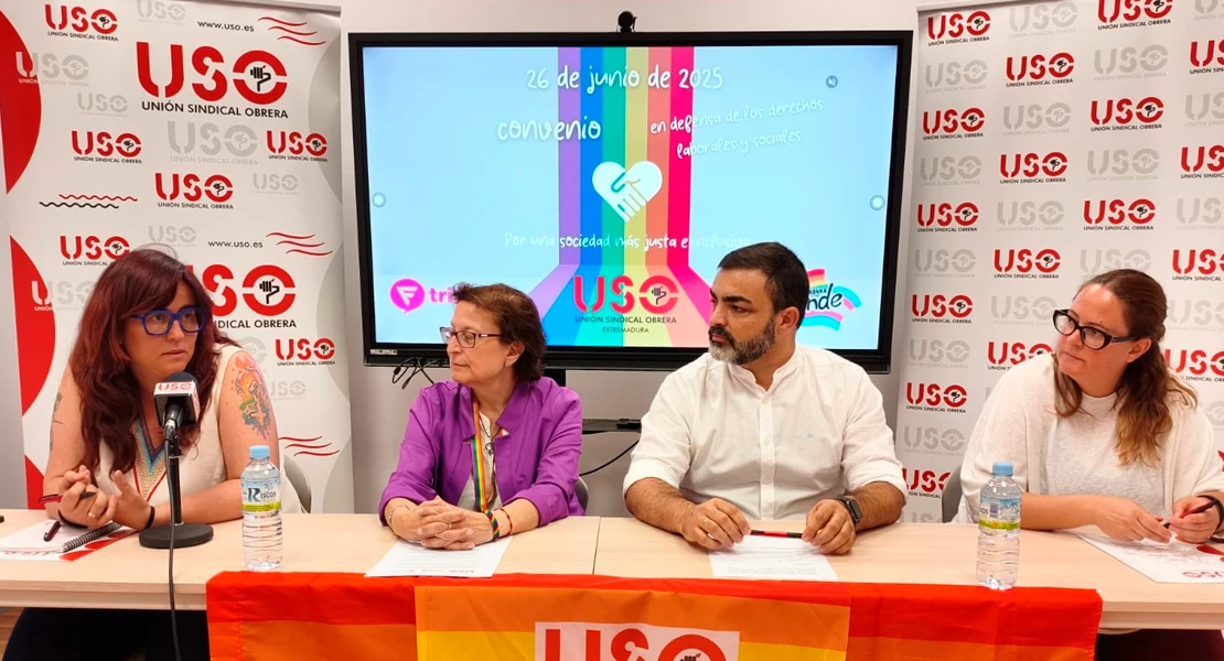Alianza pionera en Extremadura: USO, Triángulo y Entiende sellan un pacto por la inclusión en el trabajo