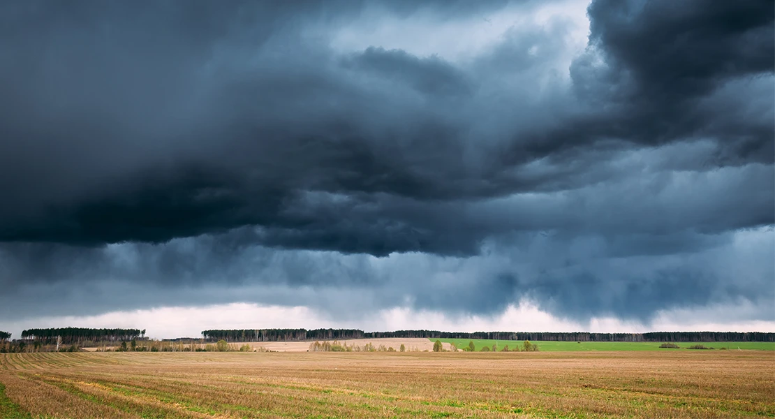 La DANA deja más de 45 litros y rachas 95 km/h en Extremadura