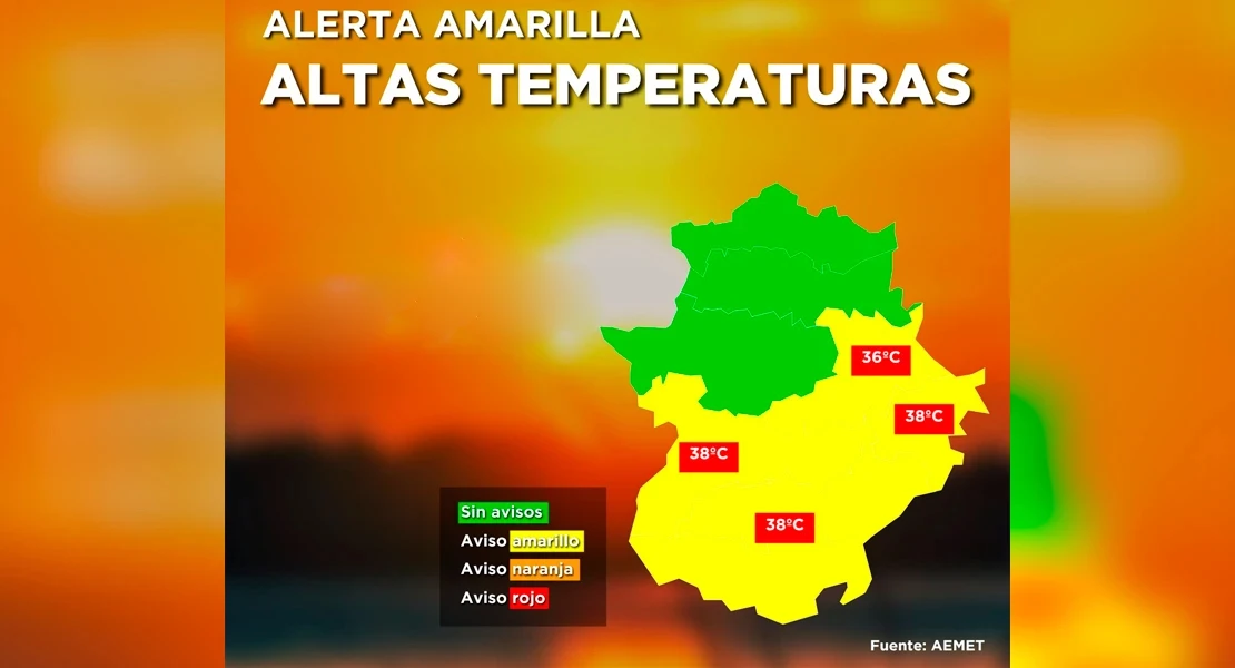 Extremadura en alerta: en algunas zonas se podría llegar a los 40 ºC