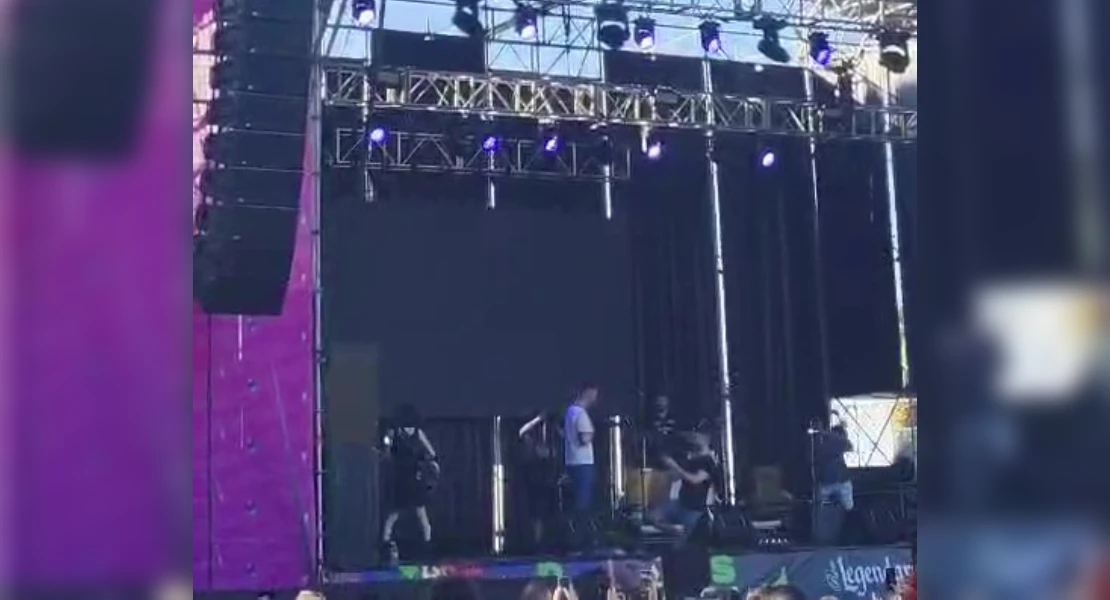Emocionante pedida de matrimonio en uno de los conciertos de L@s Palom@s