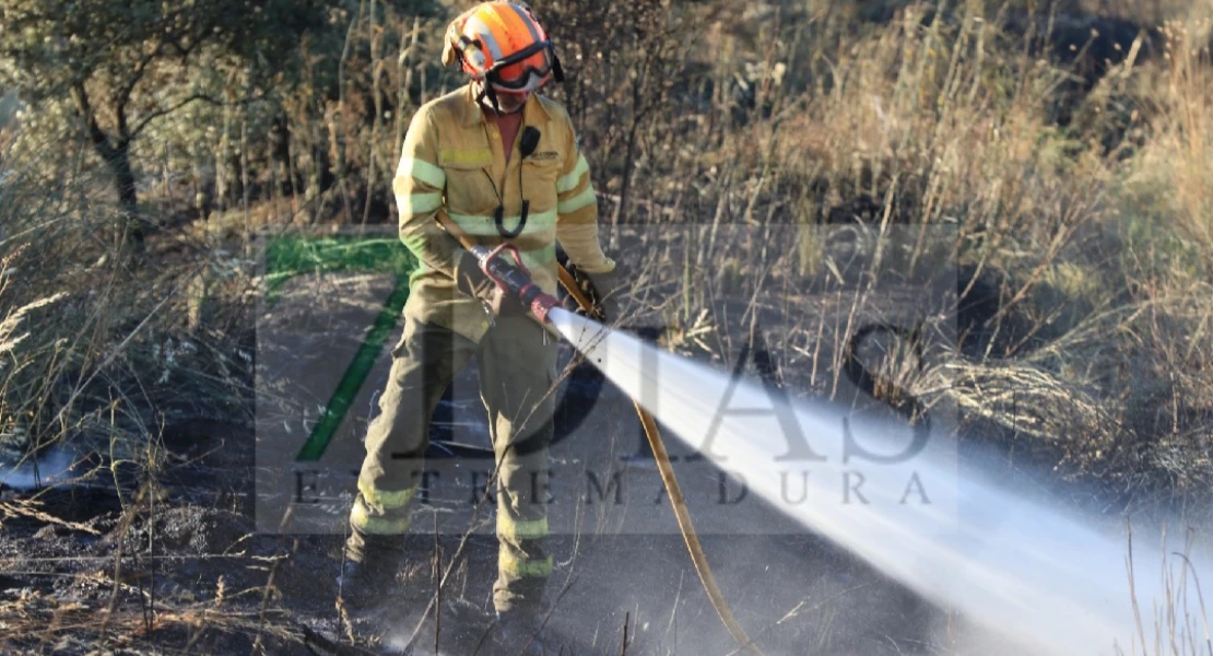 REPOR: Imágenes del incendio forestal en La Roca de la Sierra (BA)