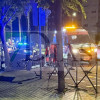Dos accidentes de tráfico en Badajoz después de los fuegos artificiales