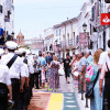 Arte efímero en San Vicente de Alcántara: el Corpus Christi llena las calles de color