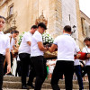 Arte efímero en San Vicente de Alcántara: el Corpus Christi llena las calles de color