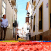 Arte efímero en San Vicente de Alcántara: el Corpus Christi llena las calles de color