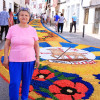 Arte efímero en San Vicente de Alcántara: el Corpus Christi llena las calles de color