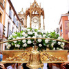 Arte efímero en San Vicente de Alcántara: el Corpus Christi llena las calles de color