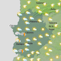 Llega una DANA por el oeste que dejará tormentas en Extremadura