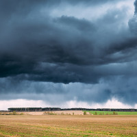 La DANA deja más de 45 litros y rachas 95 km/h en Extremadura