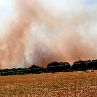 La tarde comienza con nuevos incendios peligrosos en Extremadura