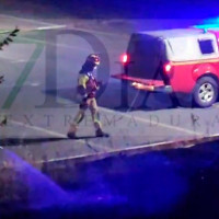 Un incendio sorprende de madrugada a los vecinos de Plasencia