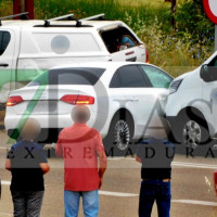 Colisión múltiple en la EX - 110