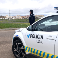 Un inspector de Policía Local salva la vida de un conductor en Don Benito