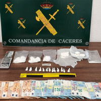 Detienen por segunda vez en un mes a un hombre que traficaba con drogas en Alcántara (CC)