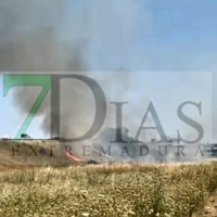 Revuelo en El Nevero tras salir ardiendo un coche en la A-5
