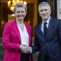Marlaska se reúne con un "socio importante" para España