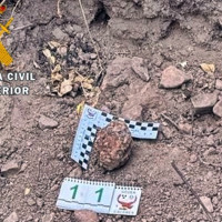 Desactivan una granada de mano en una finca de Puebla de Alcocer