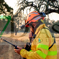 Un incendio en Alburquerque moviliza helicópteros: cinco horas de extinción
