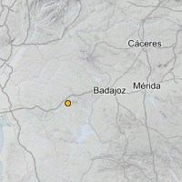 Registran un terremoto muy cerca de la provincia de Badajoz