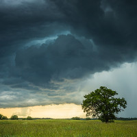 Alerta por tormenta y granizo esta tarde en estas zonas de Badajoz y Cáceres
