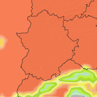 Las comarcas donde más calor hará este viernes en Extremadura