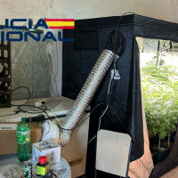 Un joven pillado con mucha droga en casa de su madre, a la que tenía prohibido acercarse
