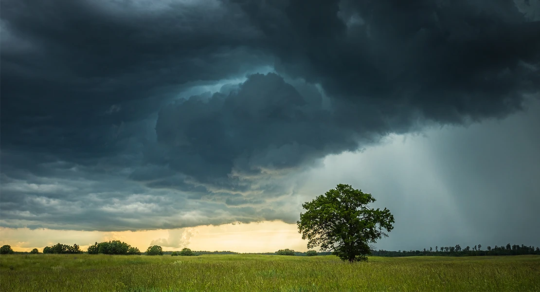 Alerta por tormenta y granizo esta tarde en estas zonas de Badajoz y Cáceres
