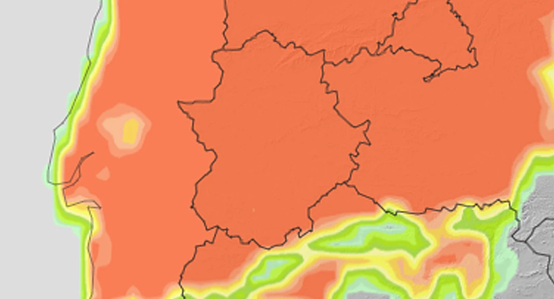 Las comarcas donde más calor hará este viernes en Badajoz