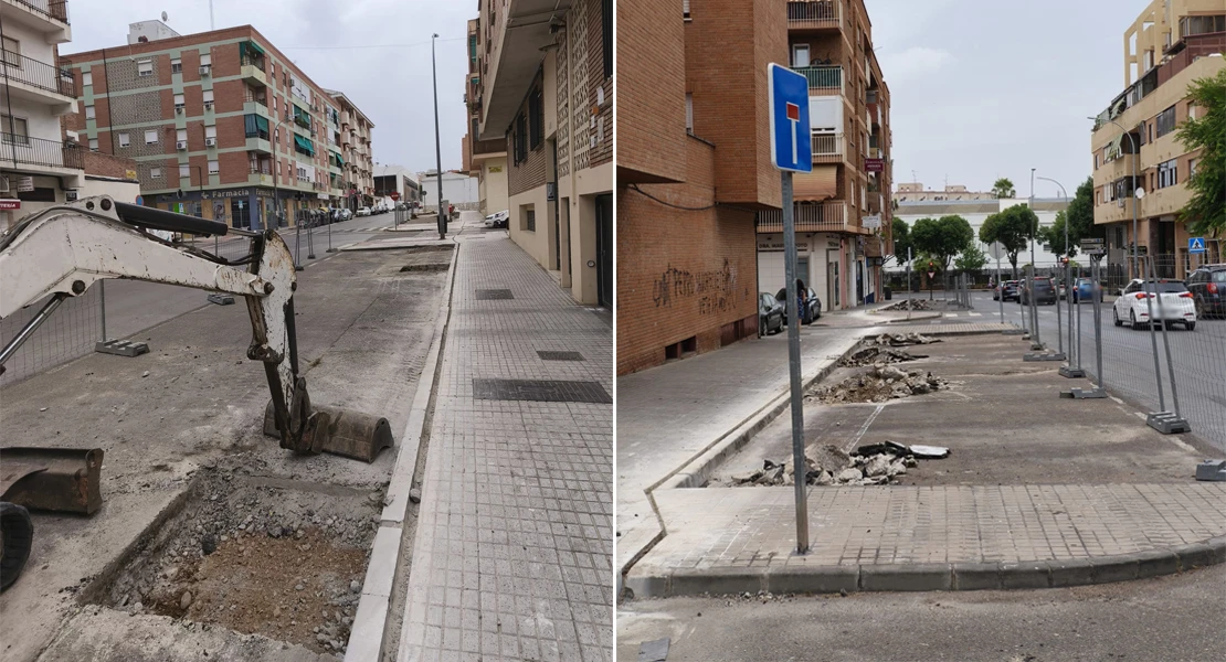 Comienzan los trabajos para dotar de sombra a algunas calles de Badajoz
