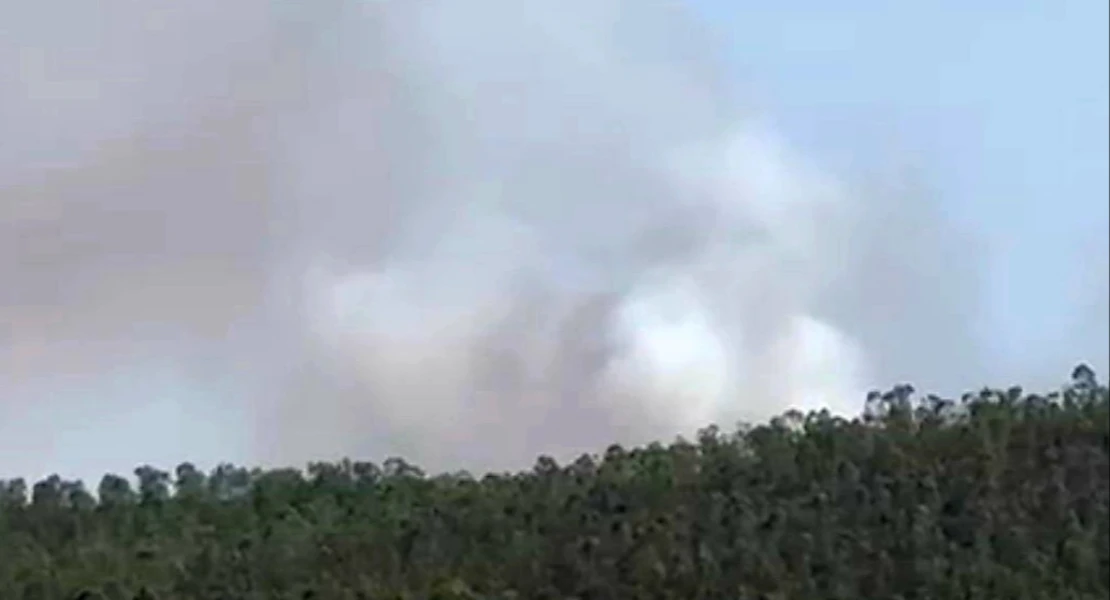 Un amplio dispositivo trabaja en un incendio forestal de nivel 1 en Puebla de la Reina (BA)