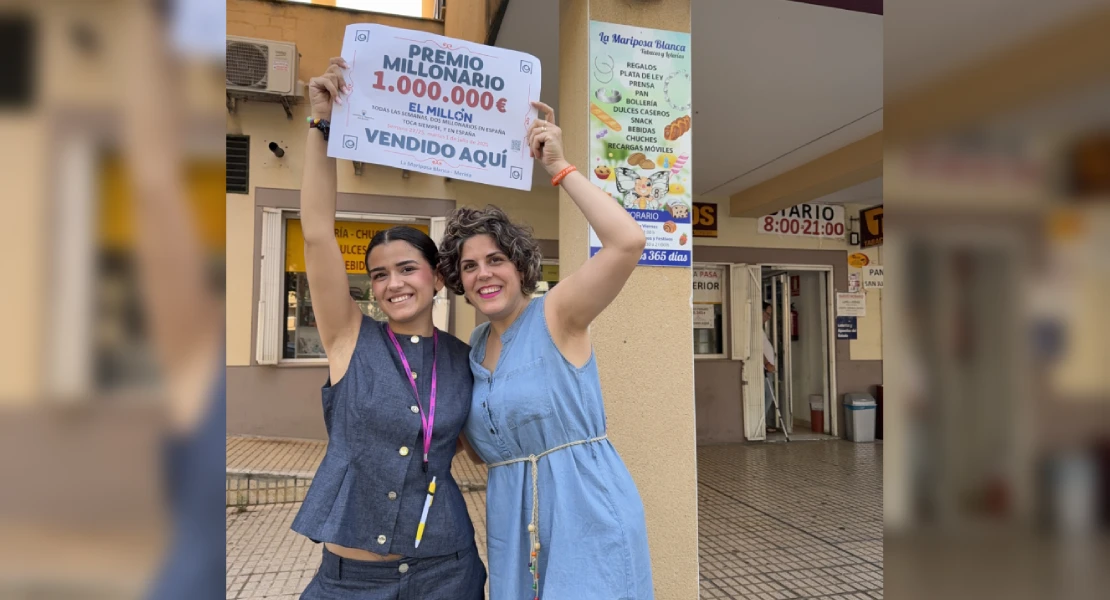 Da el premio de 'El Millón' en Mérida: "Me he alegrado tanto como si me hubiera tocado a mí"
