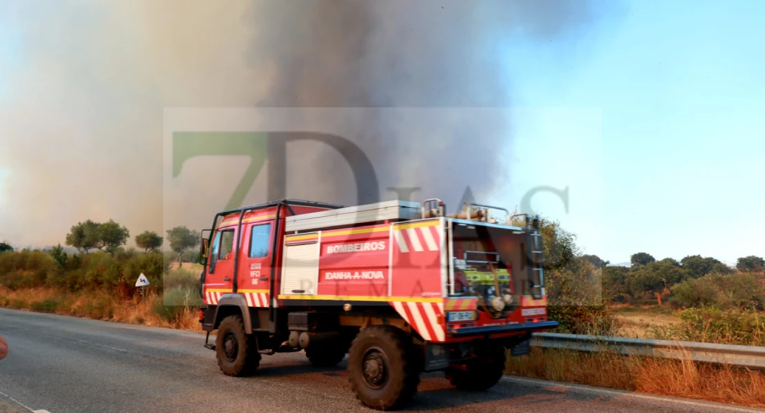 Imágenes del incendio forestal en Portugal